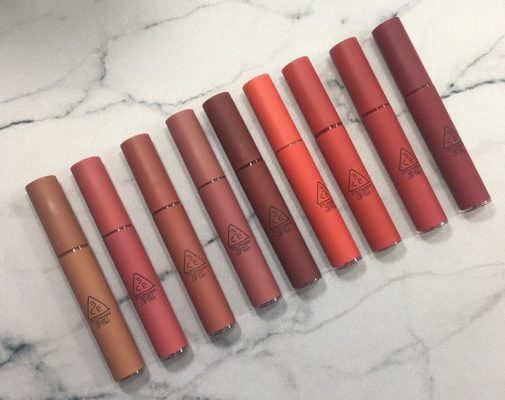 Son kem lì 3CE Velvet Lip Tint