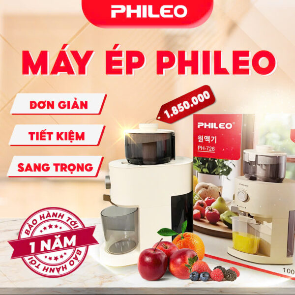 MÁY ÉP TRÁI CÂY PHILEO PH – 726 - Hình ảnh 3