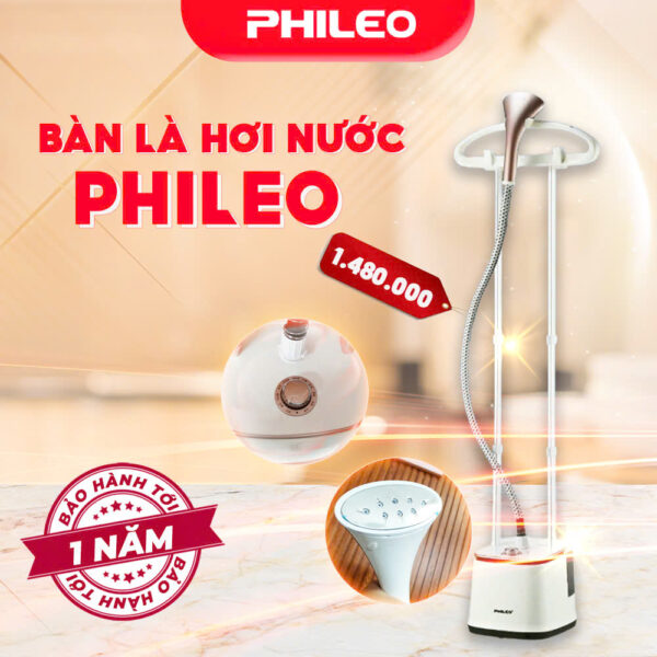 BÀN ỦI HƠI NƯỚC ĐỨNG PHILEO PH – 8866