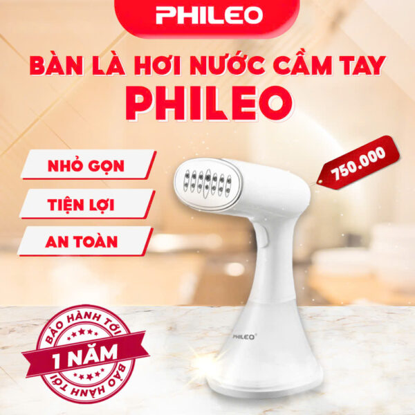 BÀN LÀ HƠI NƯỚC CẦM TAY CAO CẤP PHILEO PH – 8585